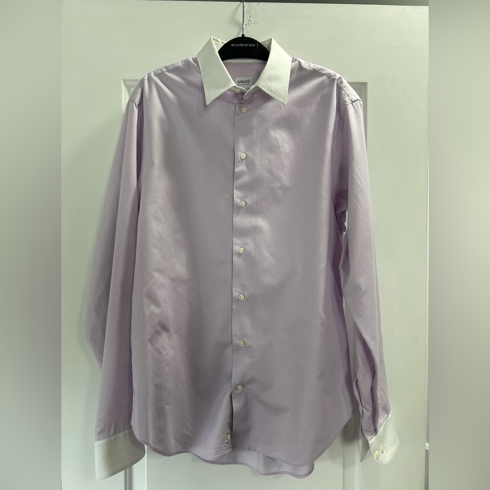 Armani Collezioni Men’s Button Down Dress Shirt